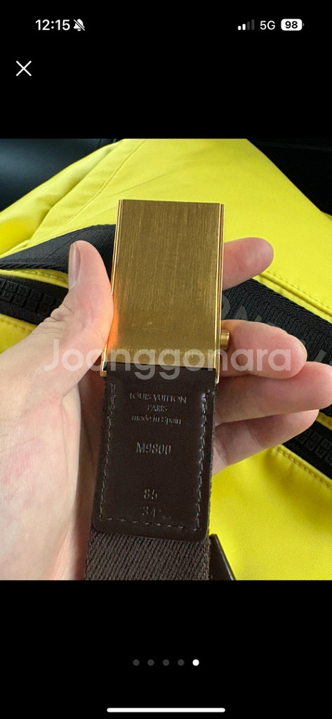 루이비통 bengale 남자 벨트--4