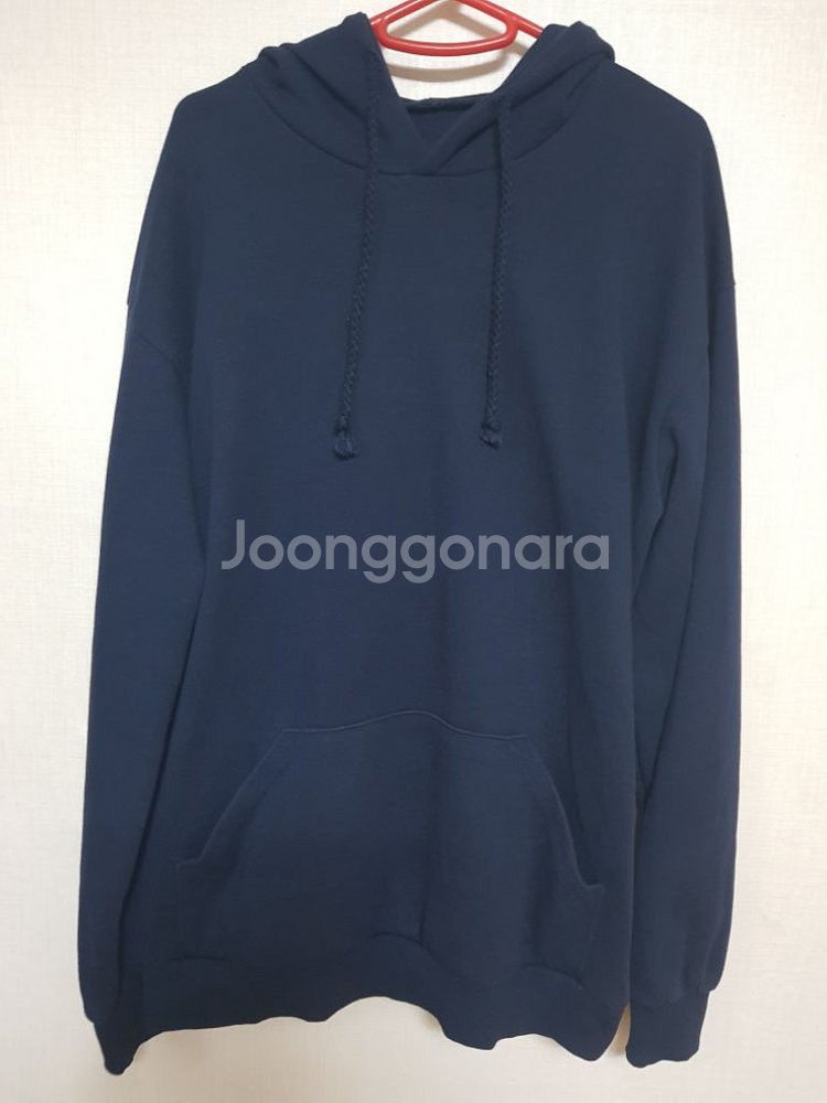 어반 남여공용 양면 후드티 2개 (차콜, 네이비) 95--3