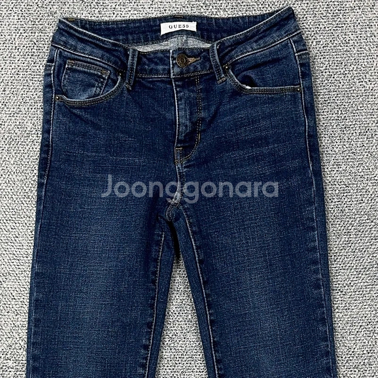 게스 여성 삼각로고 캐주얼 스키니진 25--2