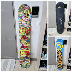 사피엔트 데크+바인딩+가방 세트 158