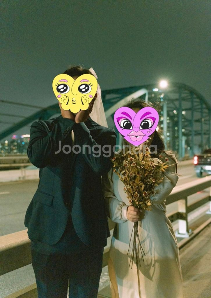 웨딩스냅 아이보리 원피스--3
