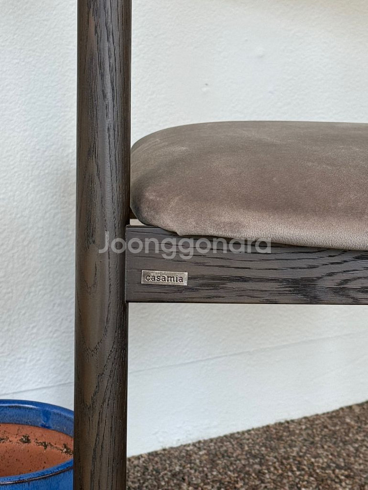 까사미아 정품 원목의자--5