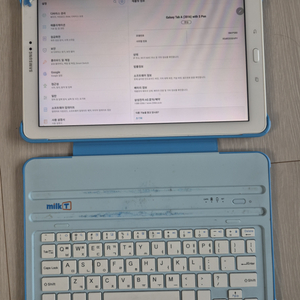 갤럭시 탭a 5만원에 팝니다. 밀크 태블릿