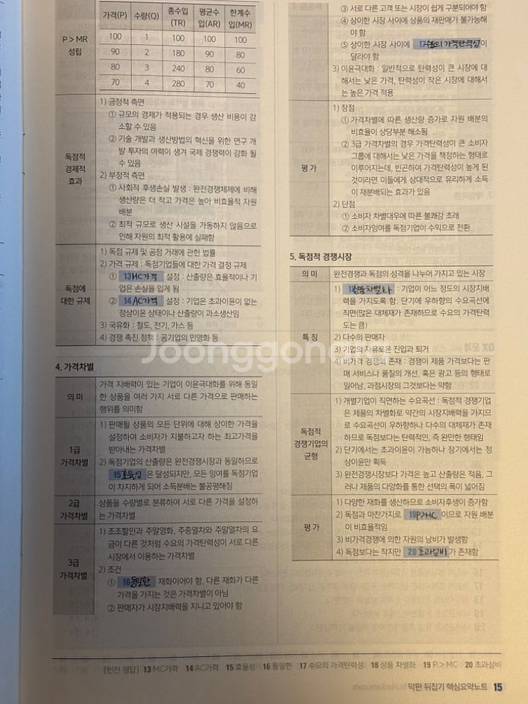 테셋 2주완성 해커스 문제집--2