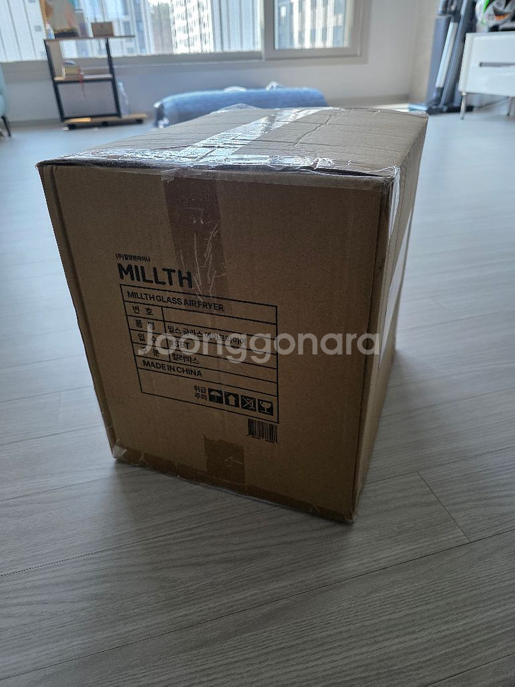 GLASS AIR FRYER 밀스 글라스 에어프라이어--1