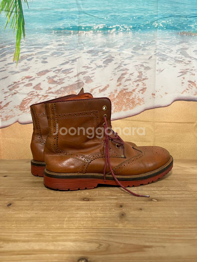 Danner 가죽 윙팁 부츠 (255)--3