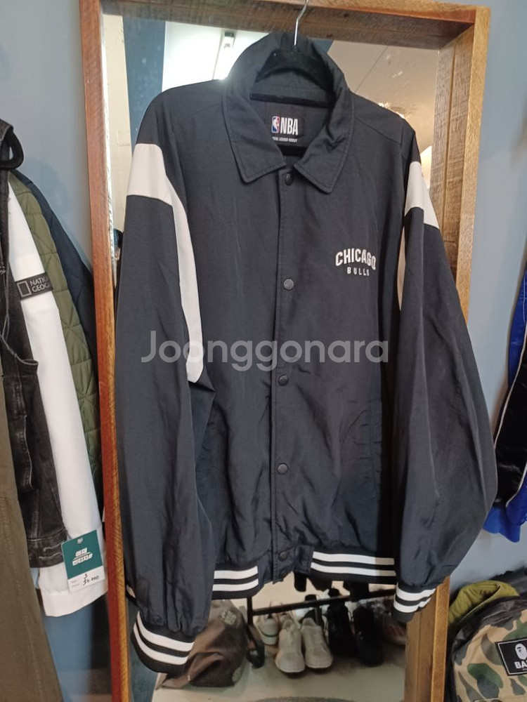nba 시카고불스 자수 바시티 바람막이 자켓 xxl--5