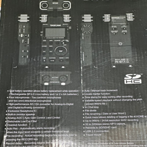 TASCAM DR-100MKII 녹음기