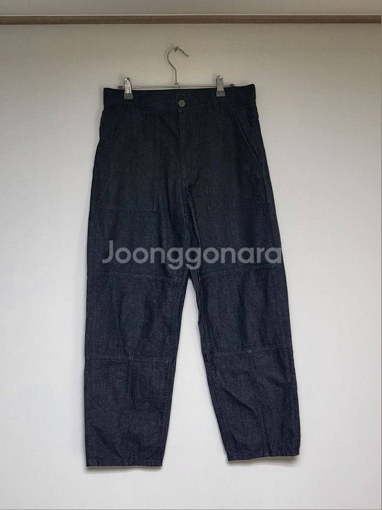 코스 테이퍼드핏 생지 데님팬츠 (27인치)--0