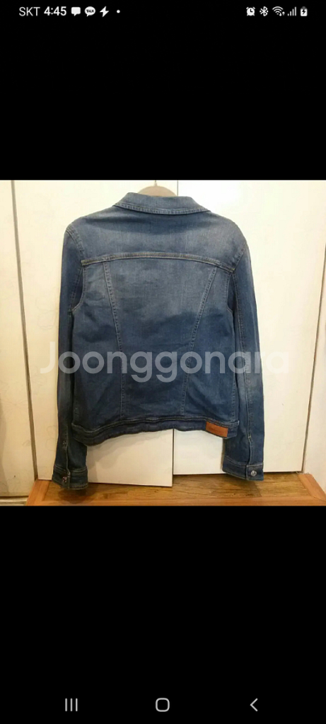 S 망고 트러커 데님 청자켓--1