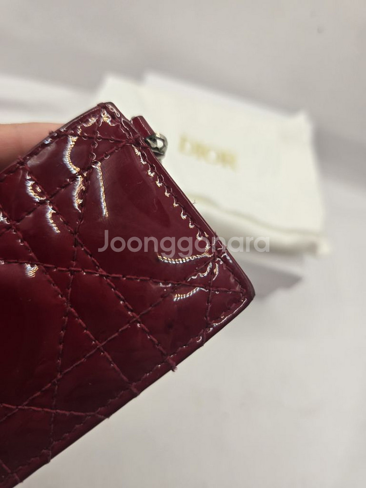 디올 아코디언 카드지갑--8