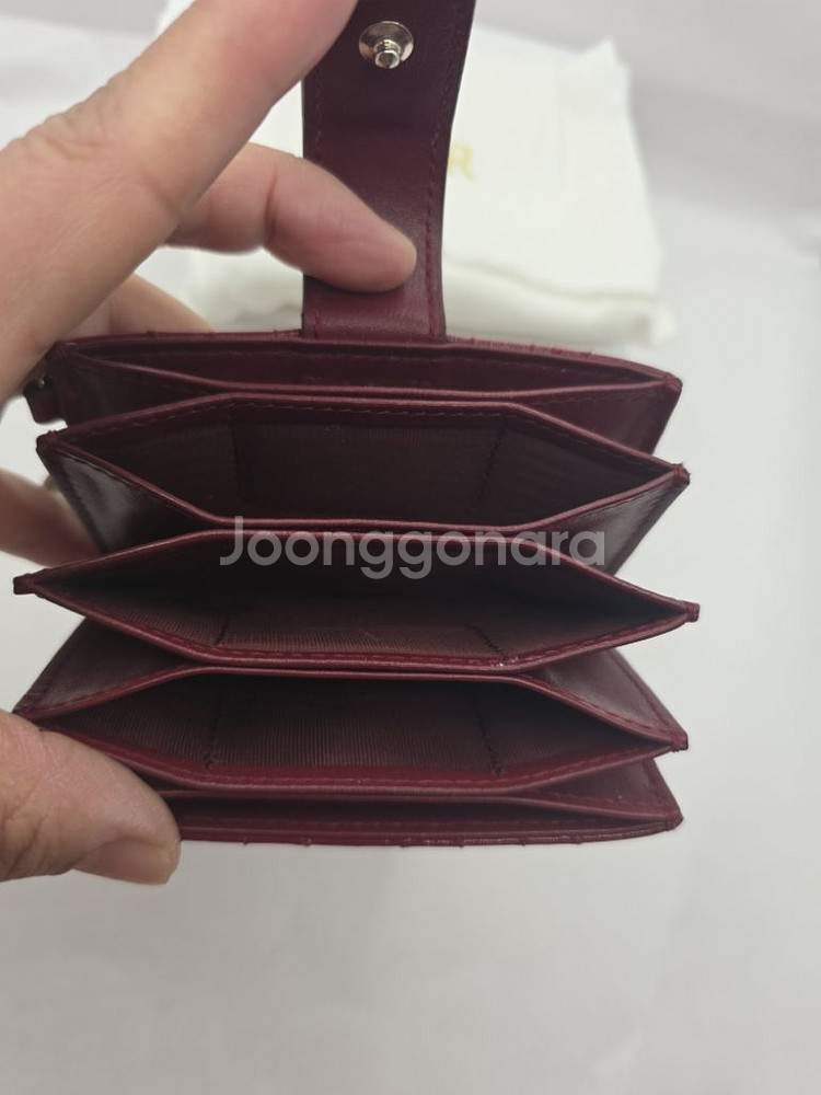 디올 아코디언 카드지갑--7