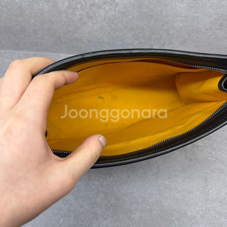 [GM사이즈]고야드 쥬방스 블랙 컬러 클러치--3