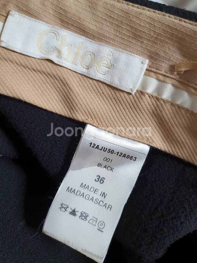 끌로에 chloe 블랙 스커트 36 사이즈 사이즈 3--7