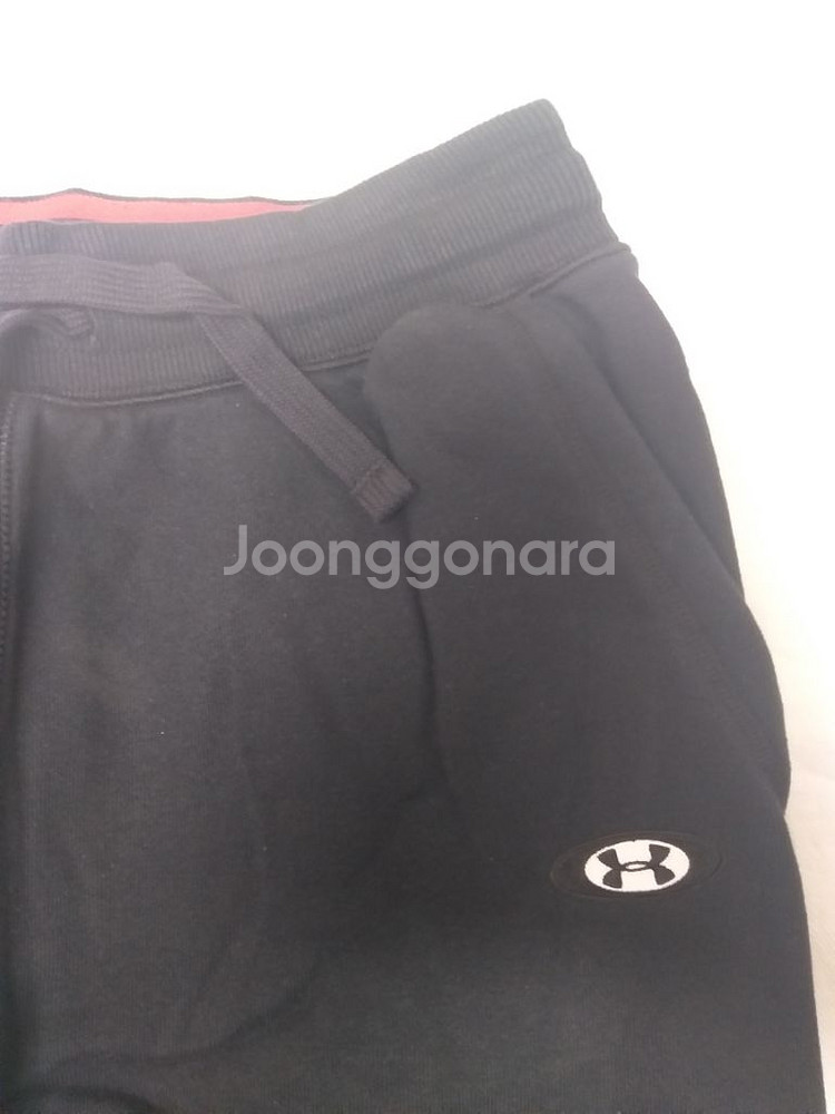 언더아머 정품 남성용 오리지네이터 로고 플리스 조거 L--1