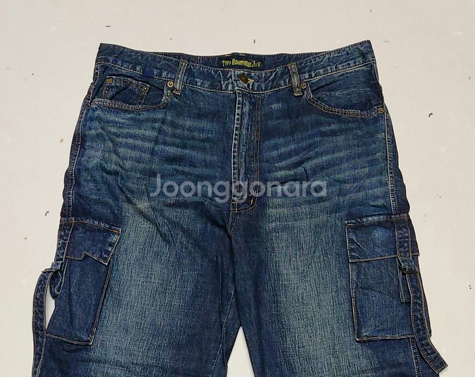 투브라더스 남성카고청바지36 빈티지 카고바지--1