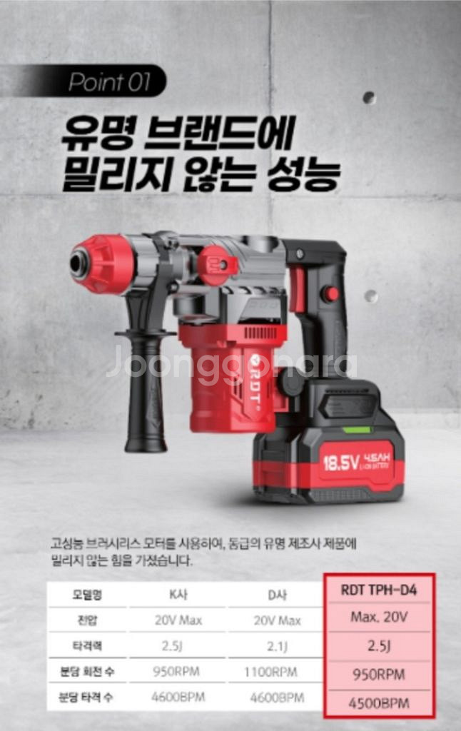 카스-충전식 해머드릴 공구(새상품)--1