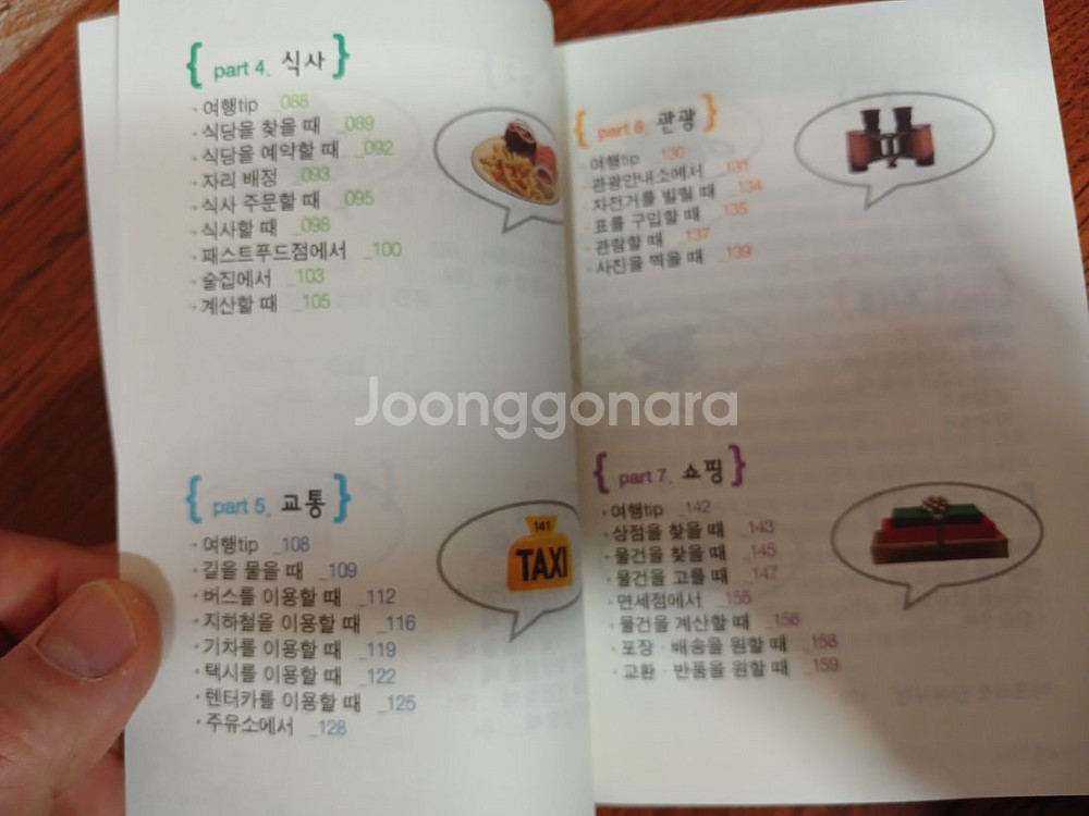 [무료배송/상태좋음] 바로바로 통하는 여행영어(포켓북)--3
