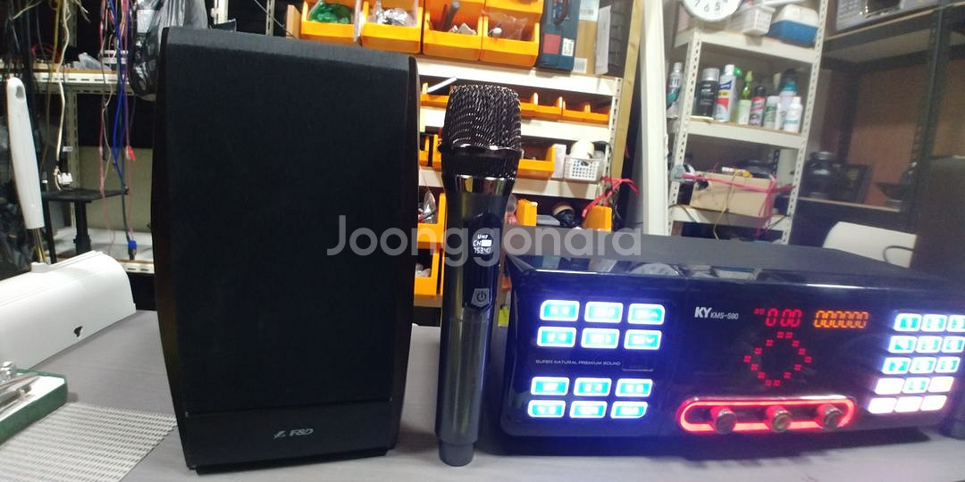 소출력 금영S90반주기 노래방무선마이크세트--1