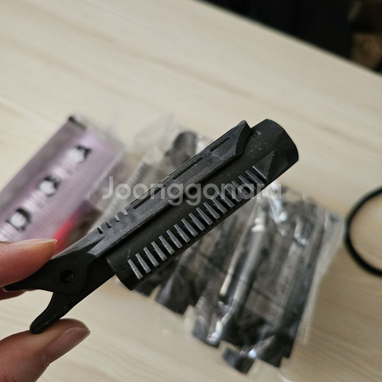 뿌리볼륨 집게 15개 +헤어롤--3