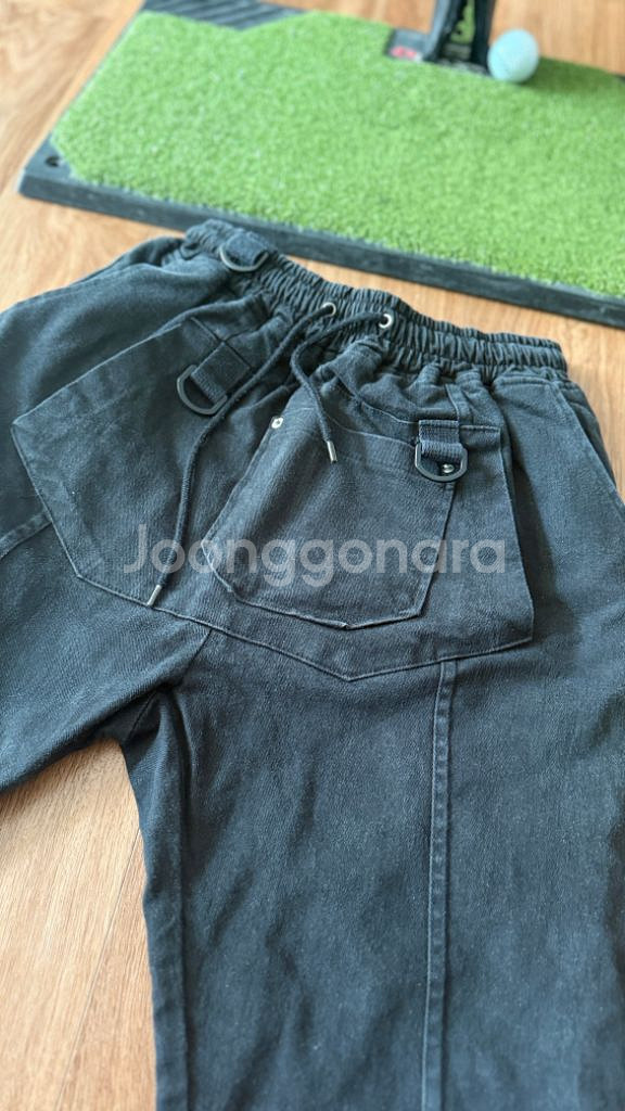 조거 테크팬츠 블랙--1