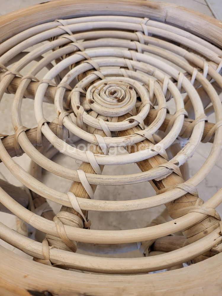 라탄 스툴 테이블--3