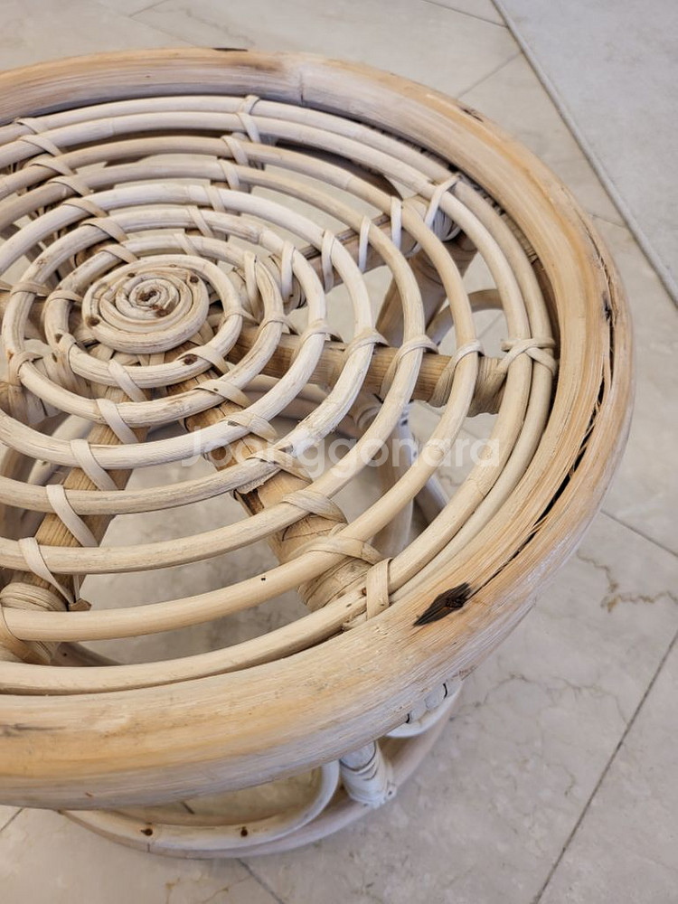 라탄 스툴 테이블--4