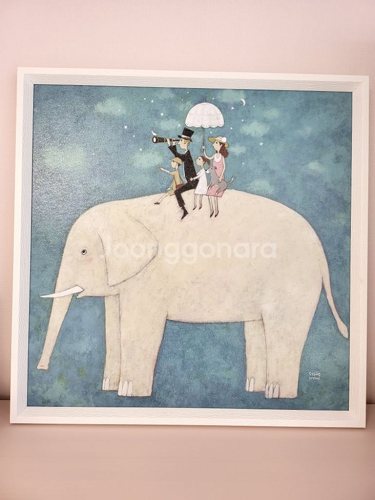임승현 작가 그림 판화 제품 2개--1