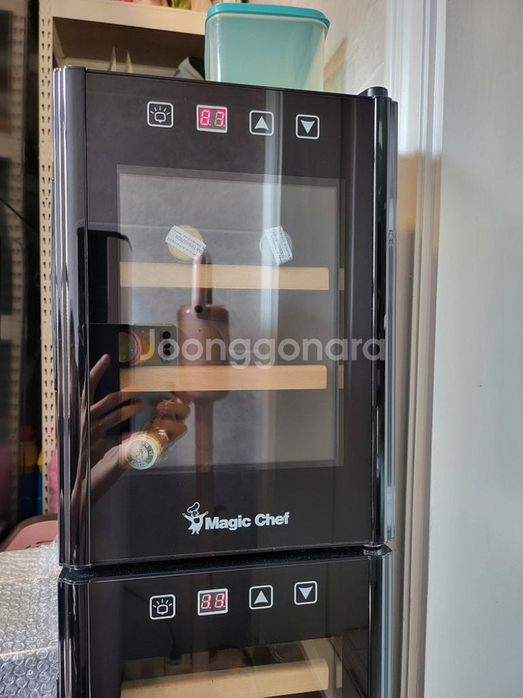 매직쉐프 와인냉장고 와인셀러 18병--2