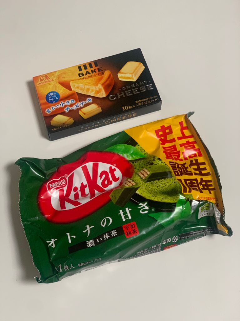 킷캣 말차 녹차 초콜릿, 모리나가 베이크 치즈 쿠키