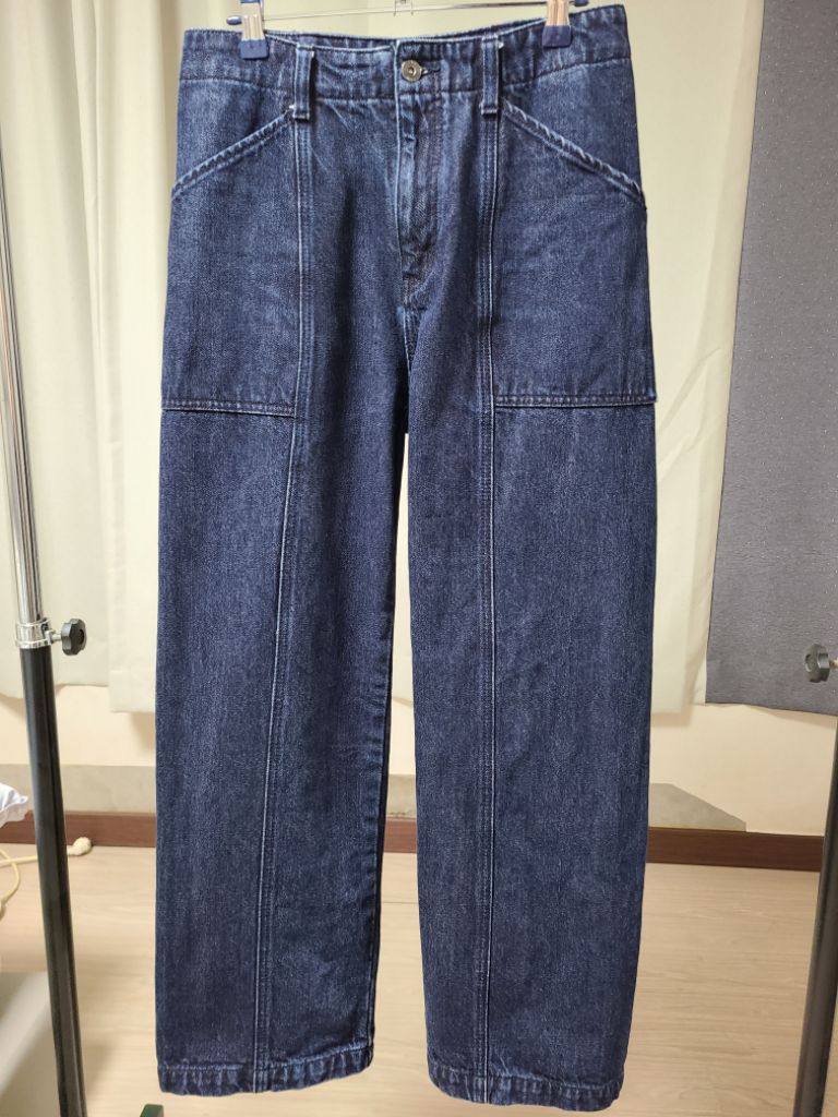 비슬로우STRAIGHT FIT FATIGUE DENIM
