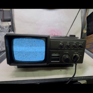 빈티지 삼성 이코노보이,라디오O,5인치TV작동O