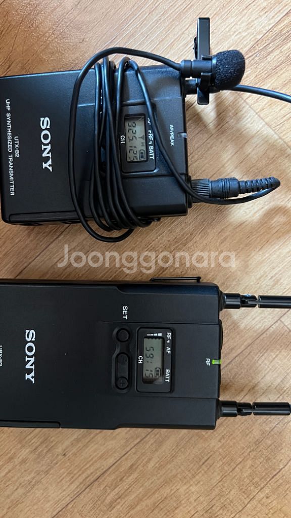 소니 UTX-B2 + URX-P2 무선 마이크(와이어리--1