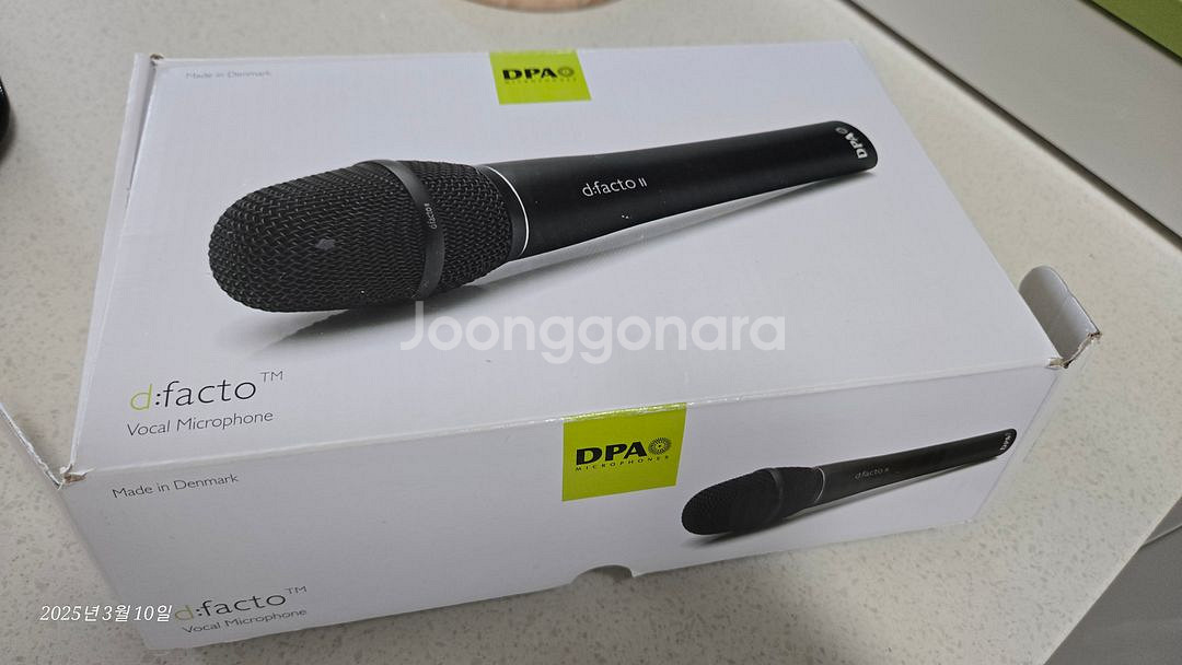 DPA 4018V 유선 보컬마이크 (고이 보관만 했음)--4