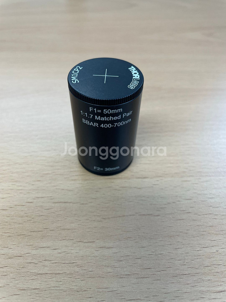 Thorlabs relaylens 릴레이렌즈 1:1.7--1