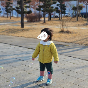 블루독 봄점퍼 90사이즈