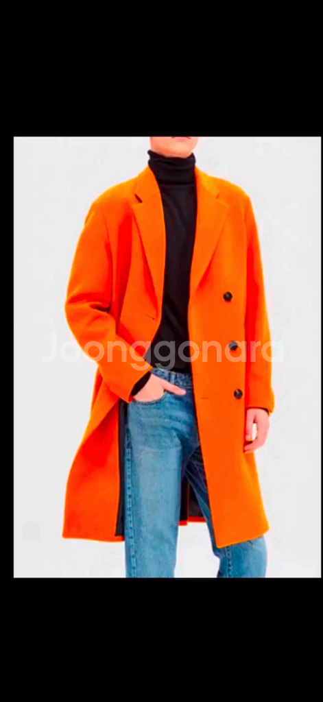 유재석 놀면 뭐하니 시스템 옴므 코트 팝니다!!--2