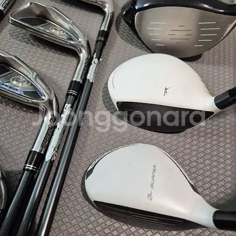 여성용 테일러메이드 버너플러스 골프채 풀세트--3