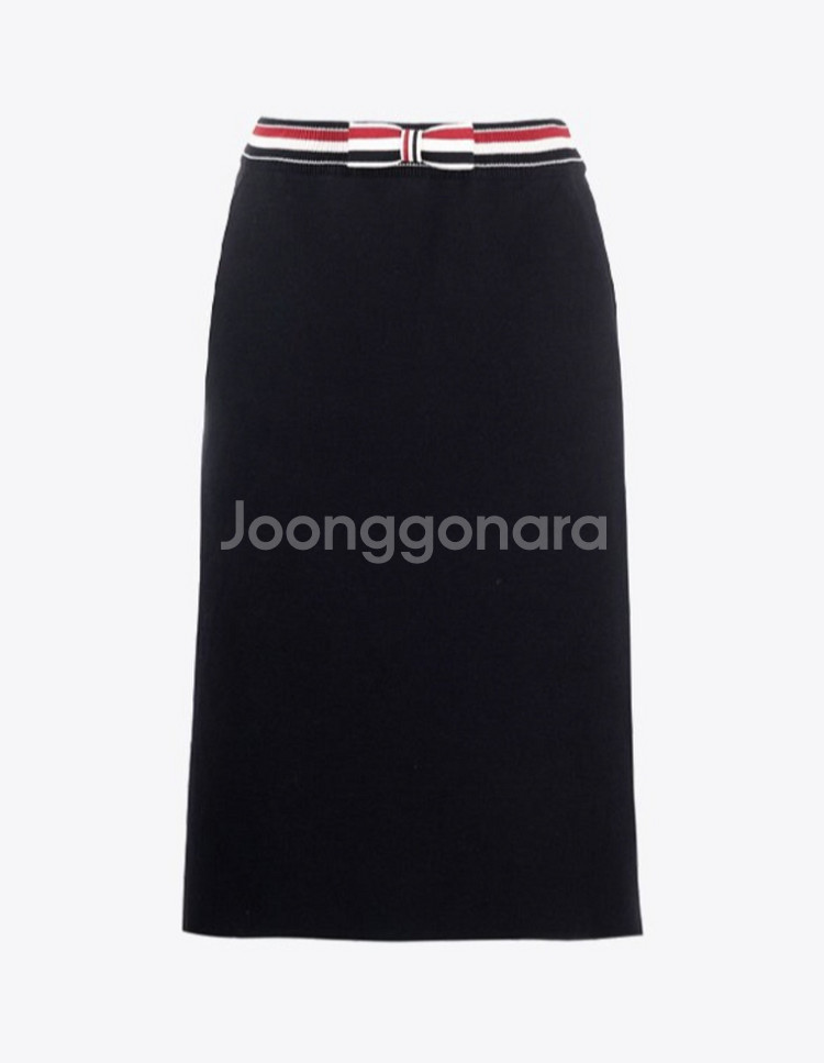 톰브라운 트리밍보우더블페이스스커트 M--2