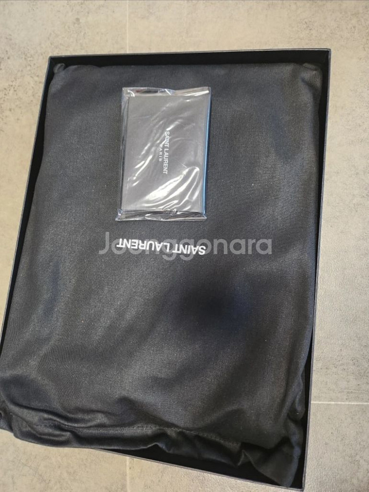 생로랑 클러치 은장 라지--3