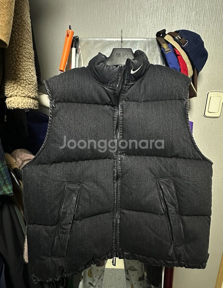 나이키 슈프림 데님푸퍼--1