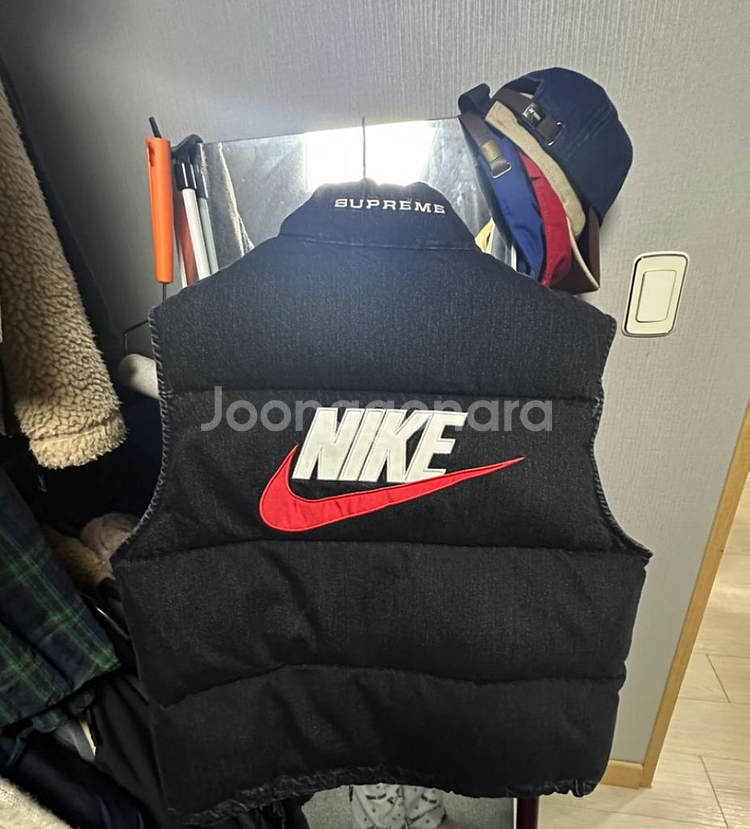 나이키 슈프림 데님푸퍼--0