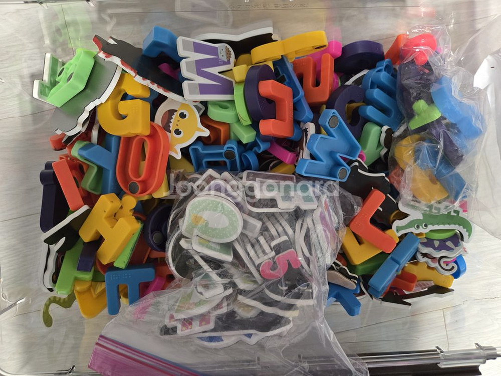 알파벳, 한글자석, 동물원 구슬(구슬꿰기)--1