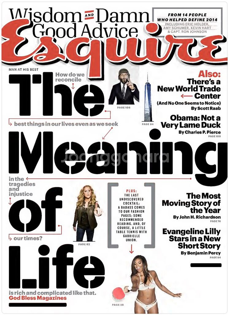 2015년 에스콰이어 잡지 10권--8