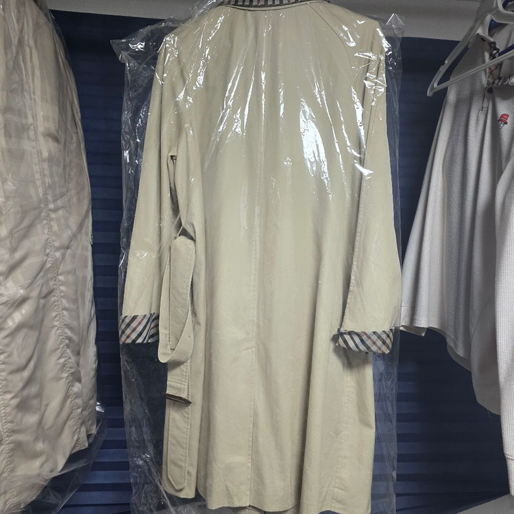 [닥스] 여성 체크 카라 트렌치코트 이미지