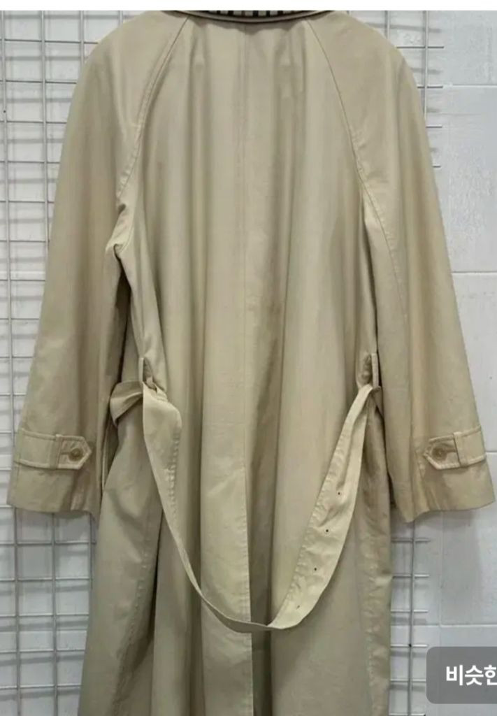 [닥스] 여성 체크 카라 트렌치코트 이미지