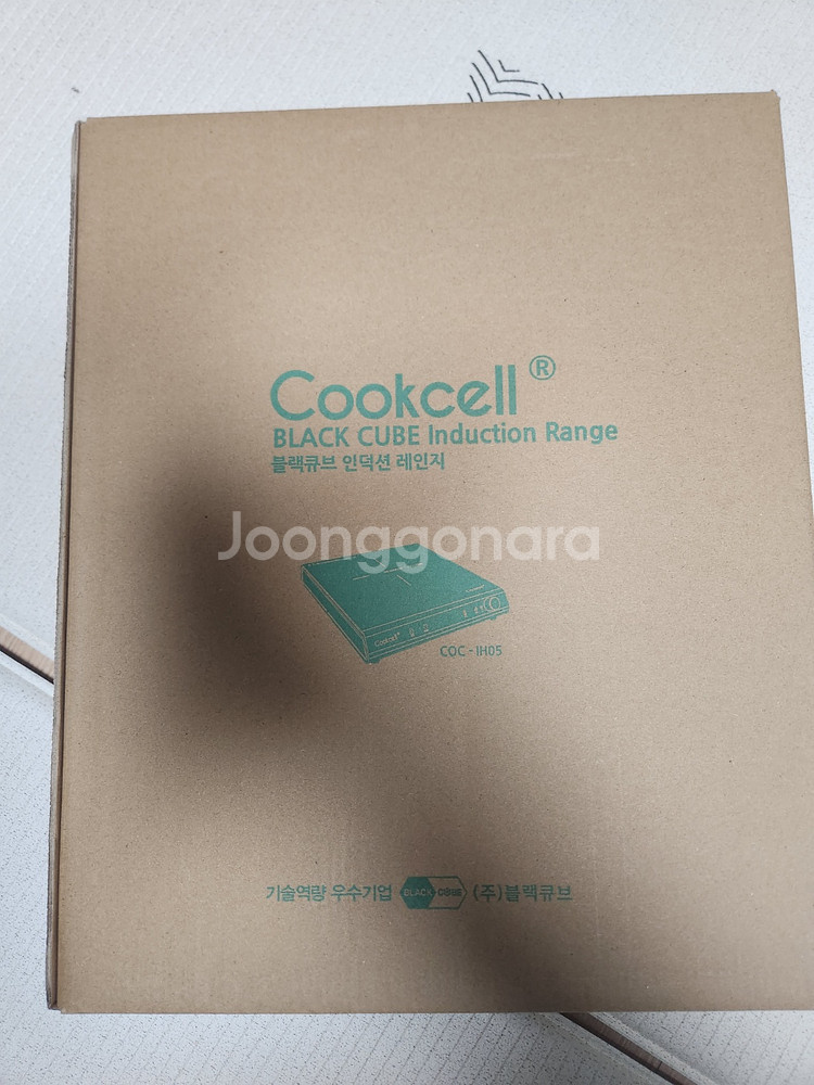 블랙큐브 인덕션(전기레인지) 1구 새상품입니다.--1