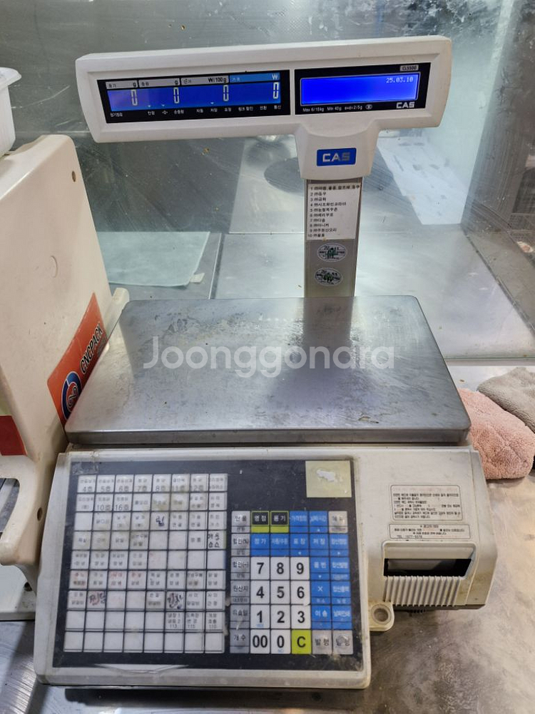 라벨출력용 정육저울 cas--1