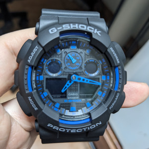 g-shock 지샥 GA-100-1A2DR 디지털 와치