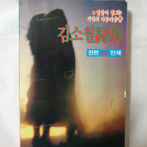 김소월 시집 1987년 초판 1쇄